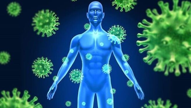 verminderde immuniteit door parasieten